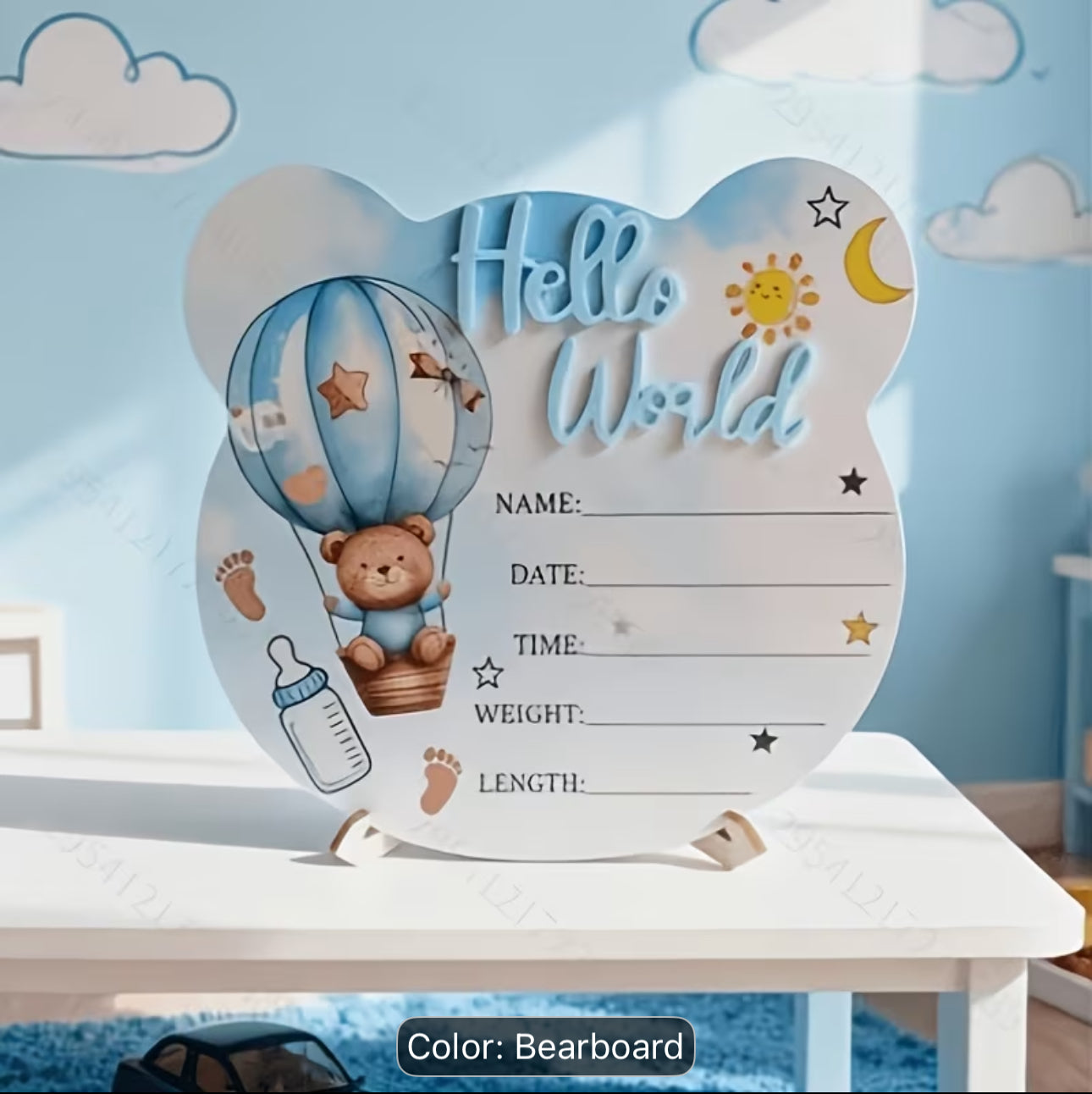 Hello work welcome baby sign