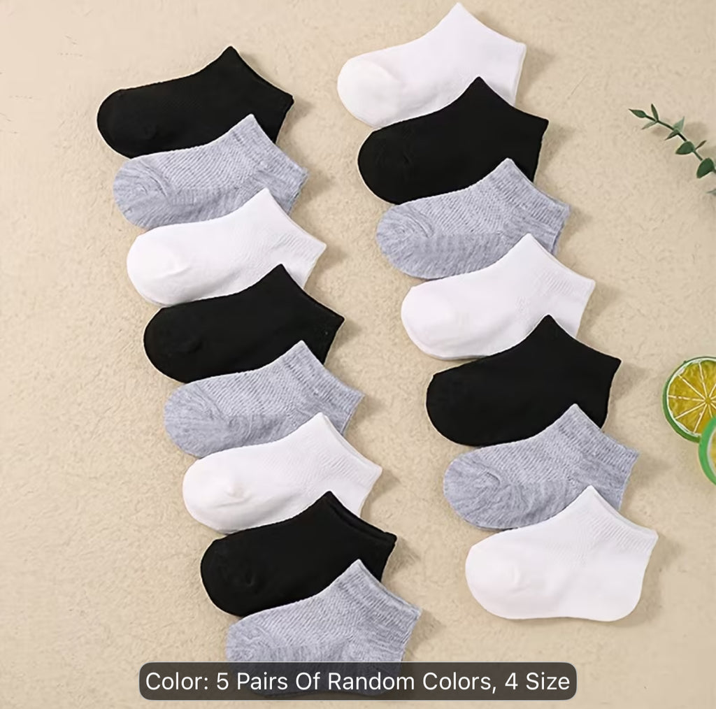 5 pairs of socks pack