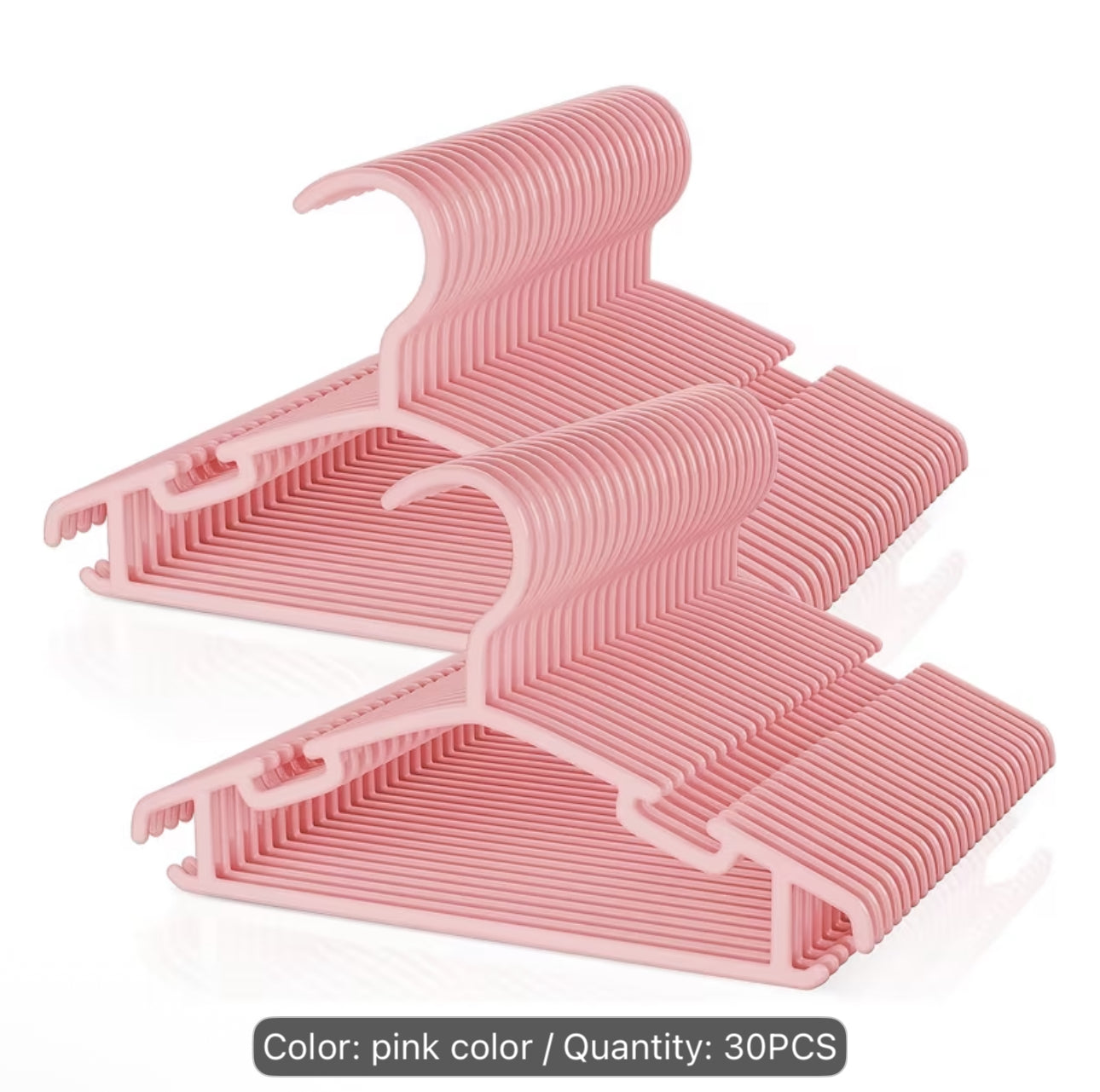 Mini plastic hangers