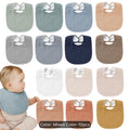 10 pack gender neutral muslin bibs