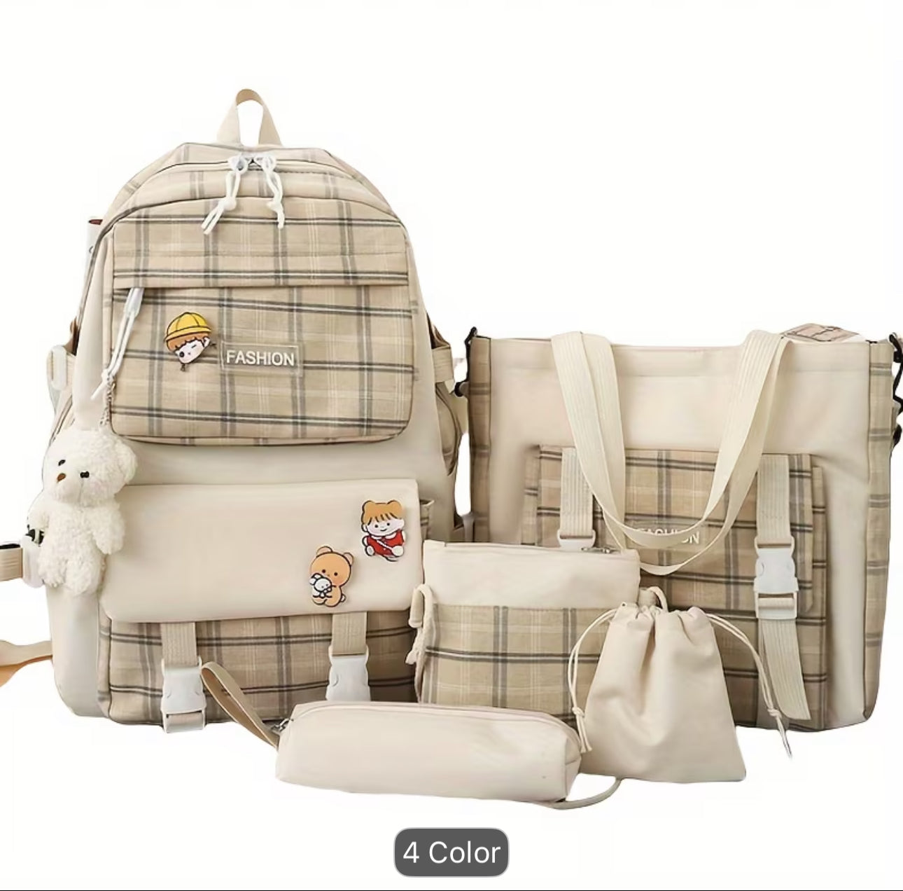 Cute 5 piece diaper bag