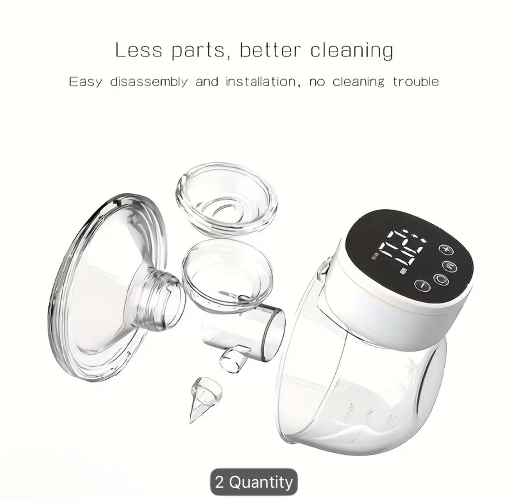 Wearable breast pump