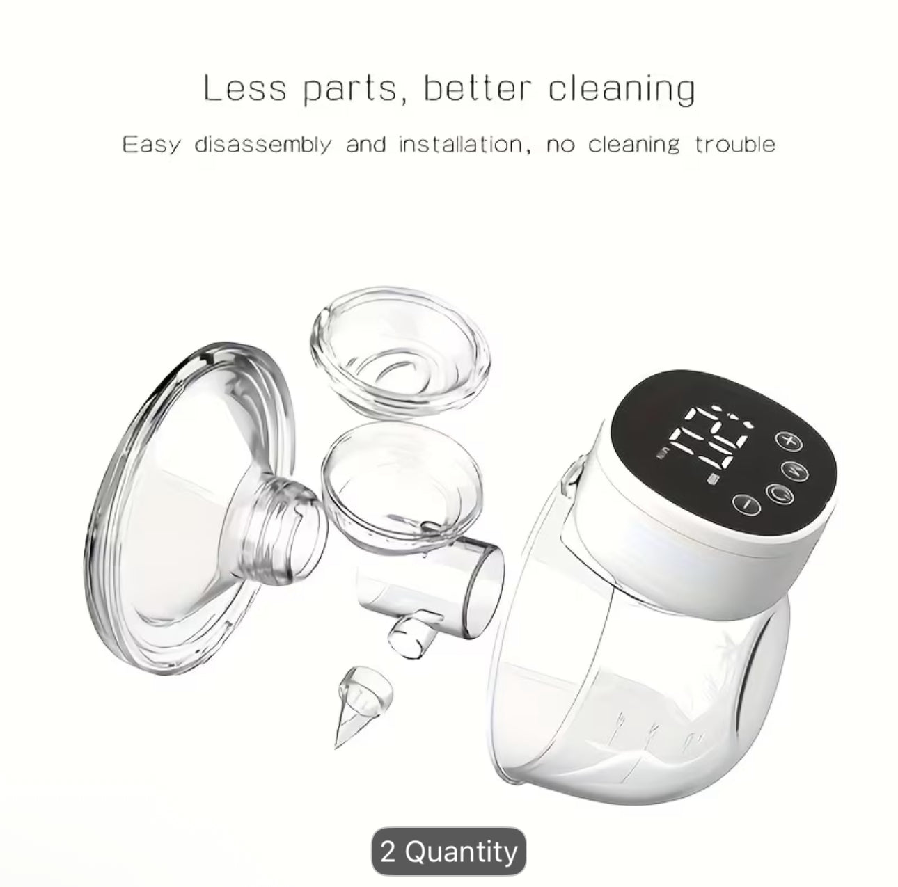 Wearable breast pump