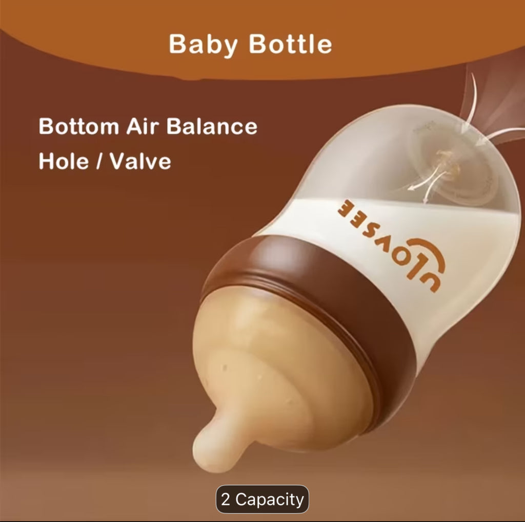 Borosilicate baby bottles