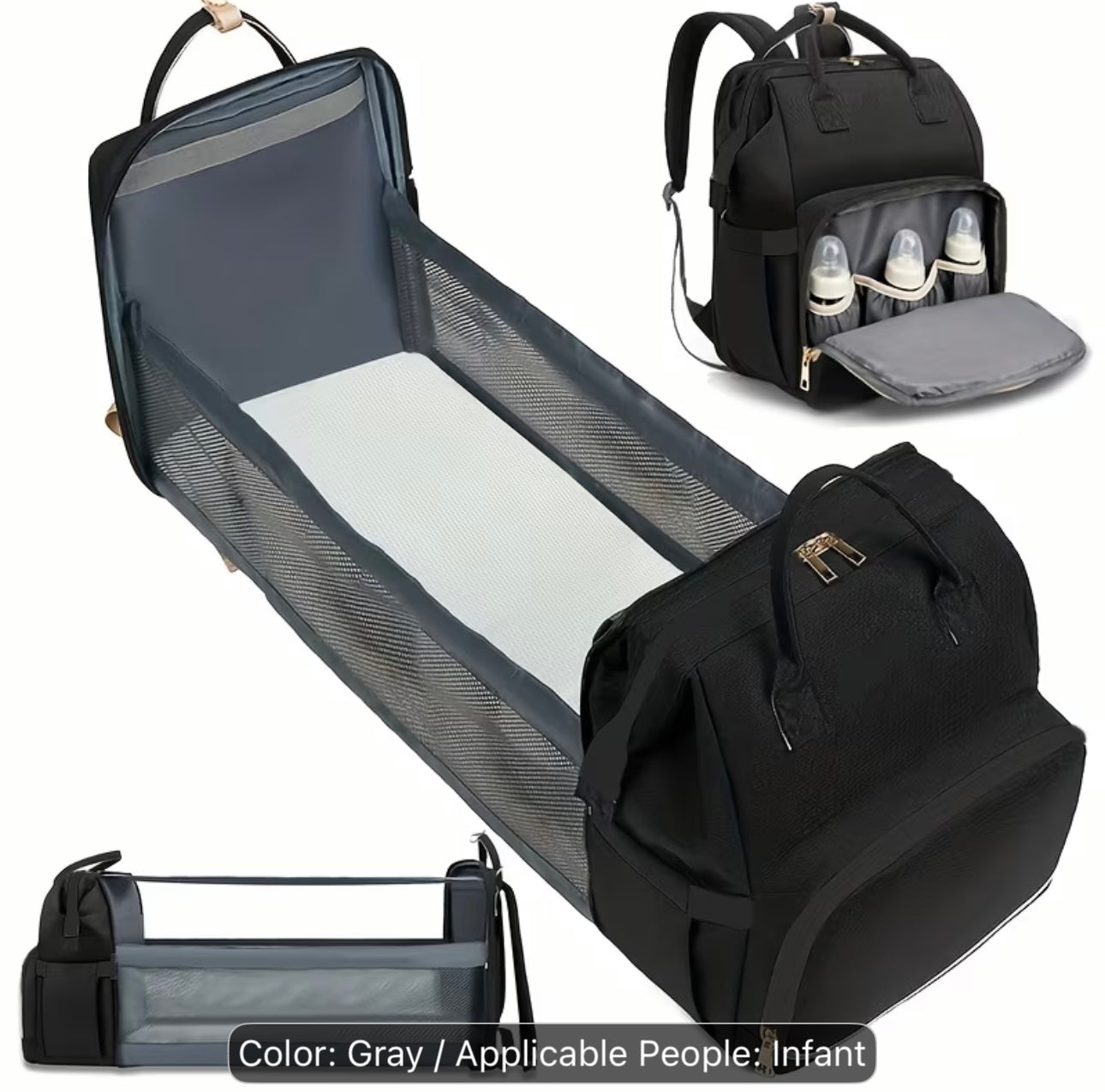 Baby diaper changing bag