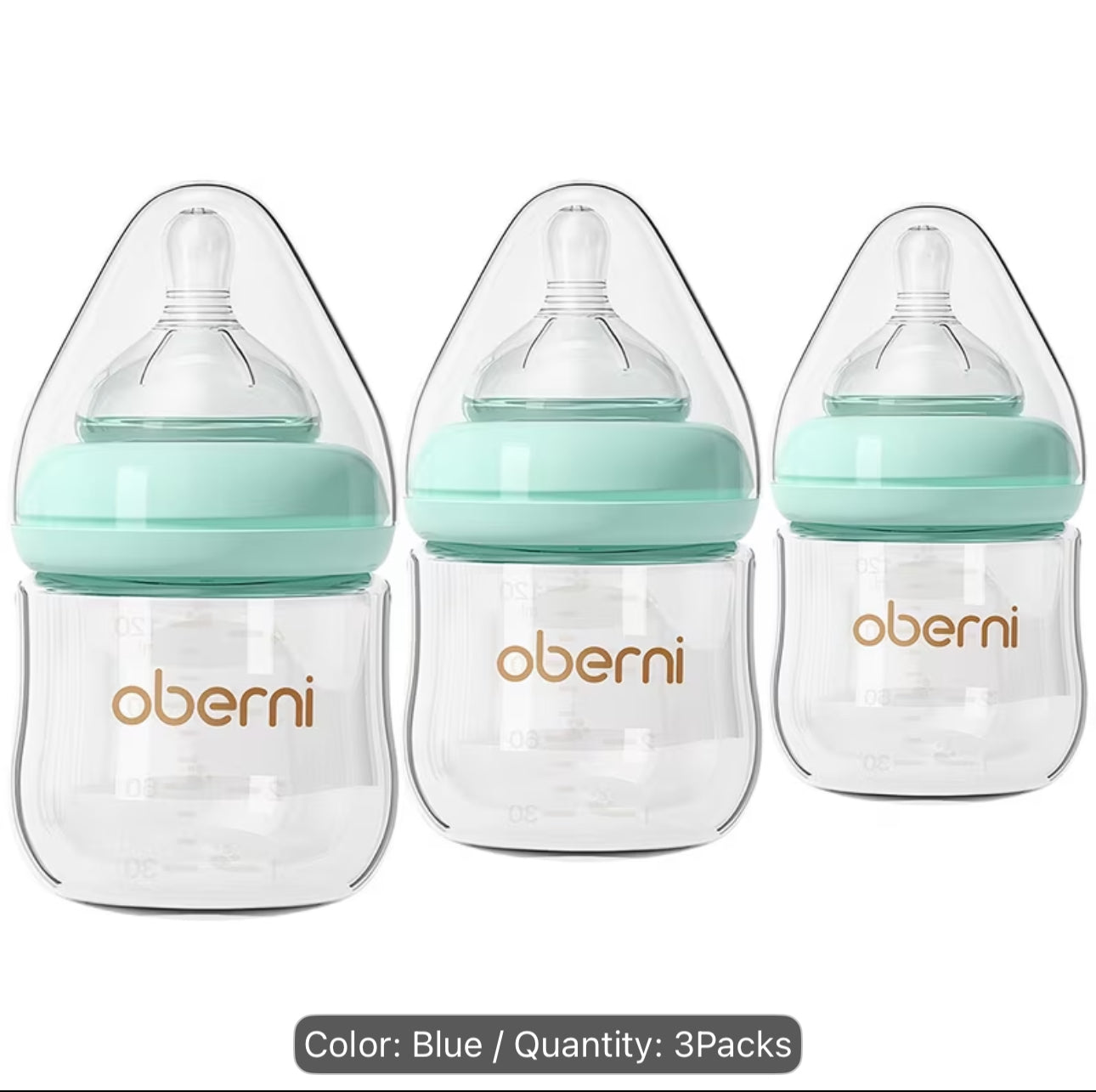 Oberni anti colic baby bottles