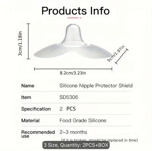 2 pcs nipple protectors