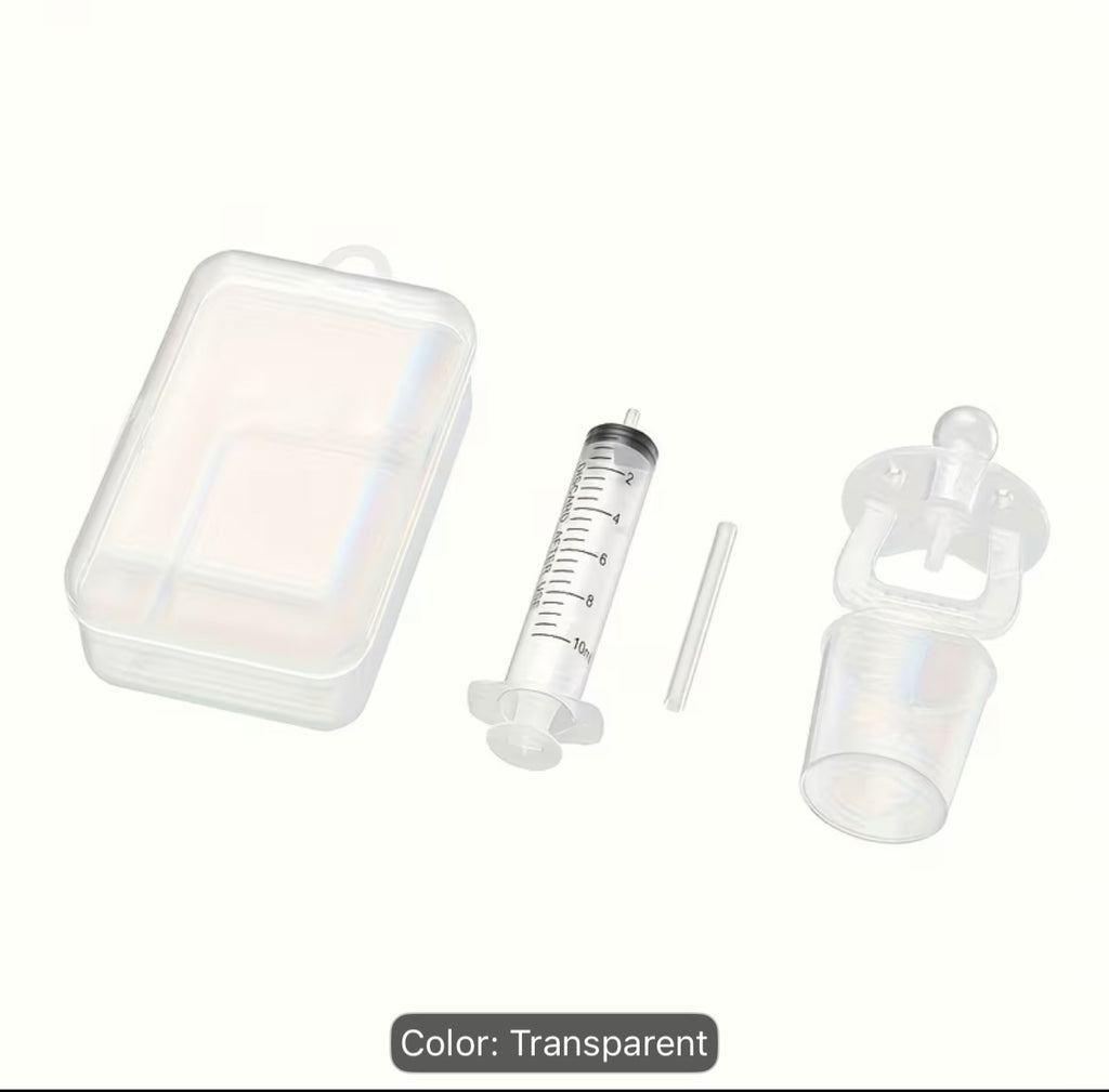 Baby medicine pacifier feeder