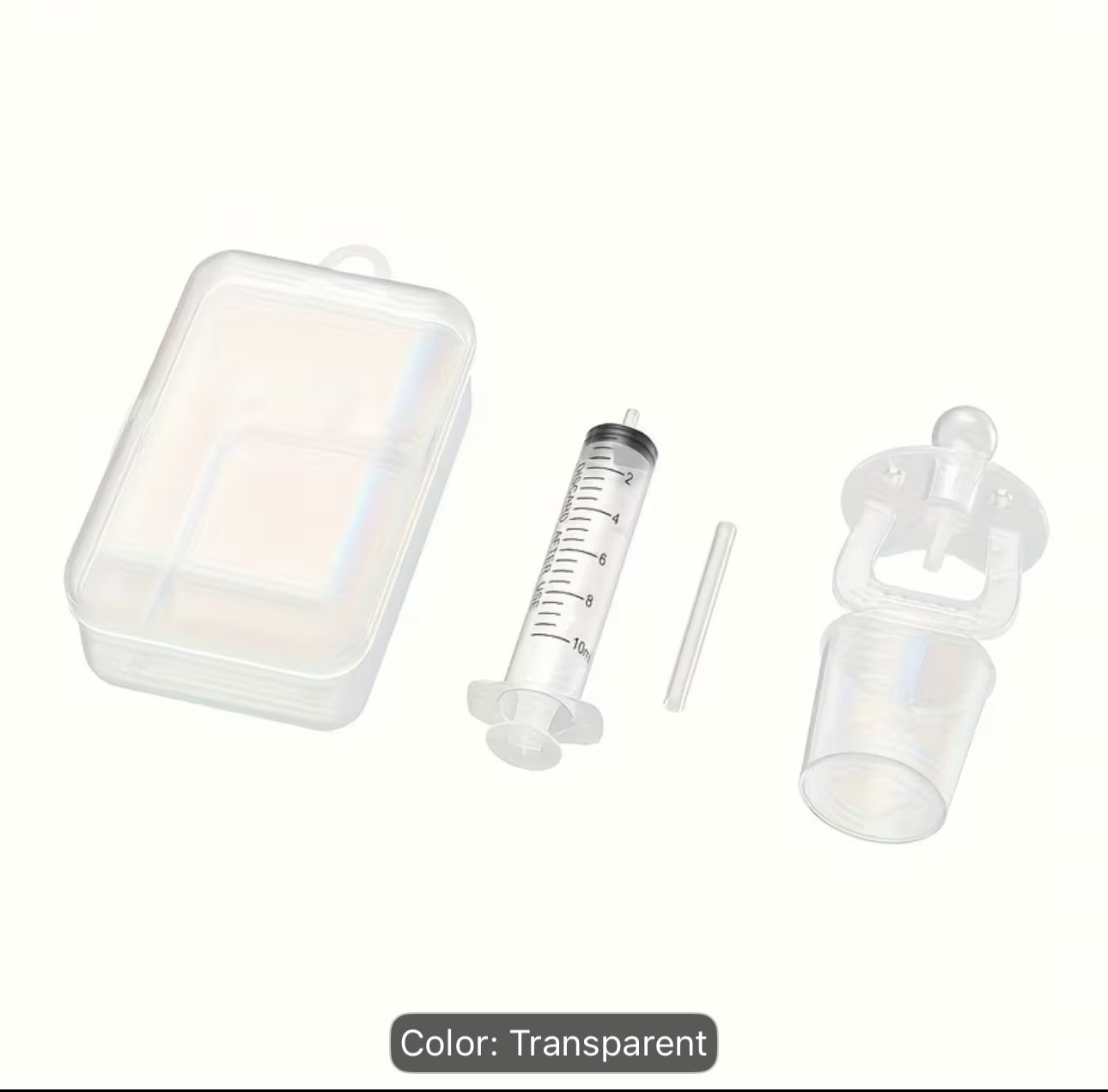Baby medicine pacifier feeder