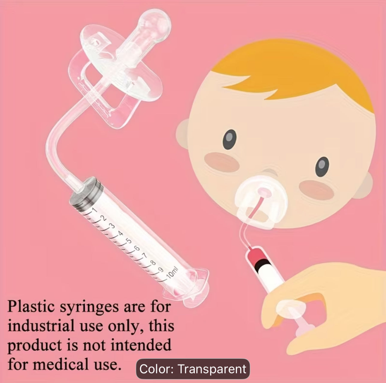 Baby medicine pacifier feeder