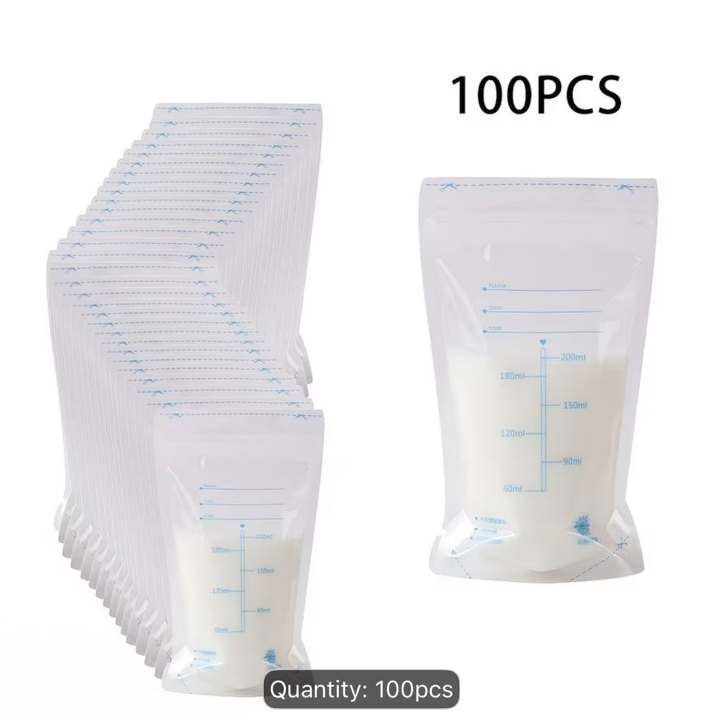Milk storage bags