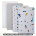 4 pcs fitted crib sheets