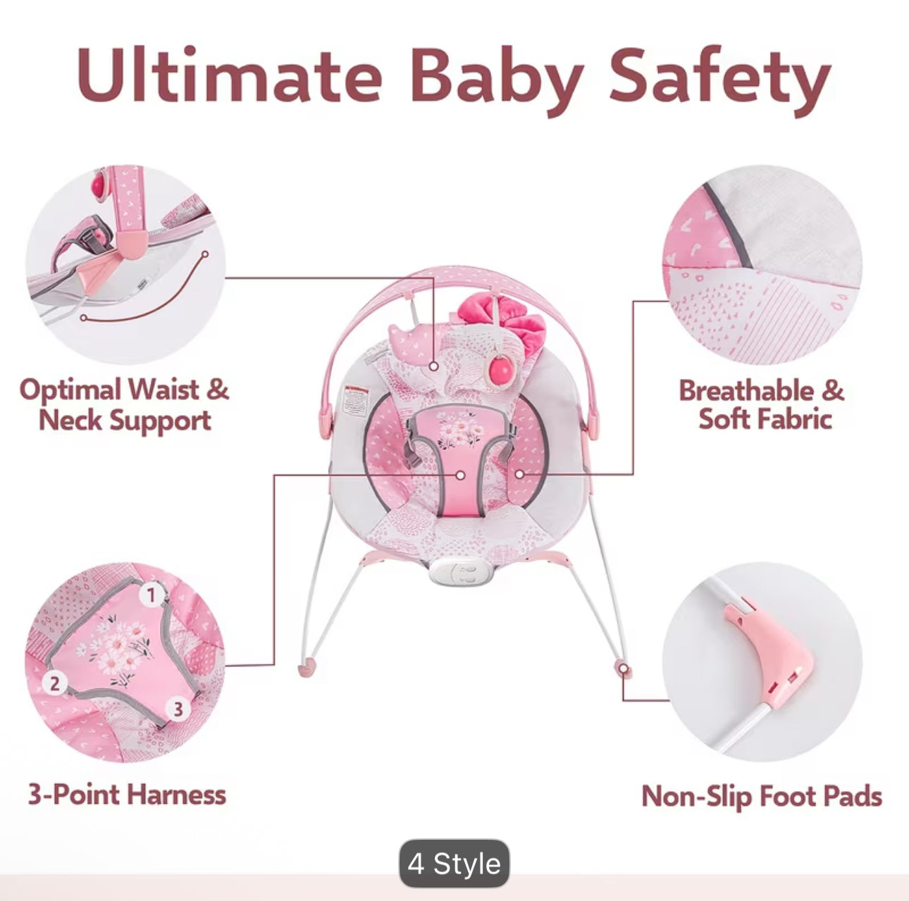 Baby portable bouncer