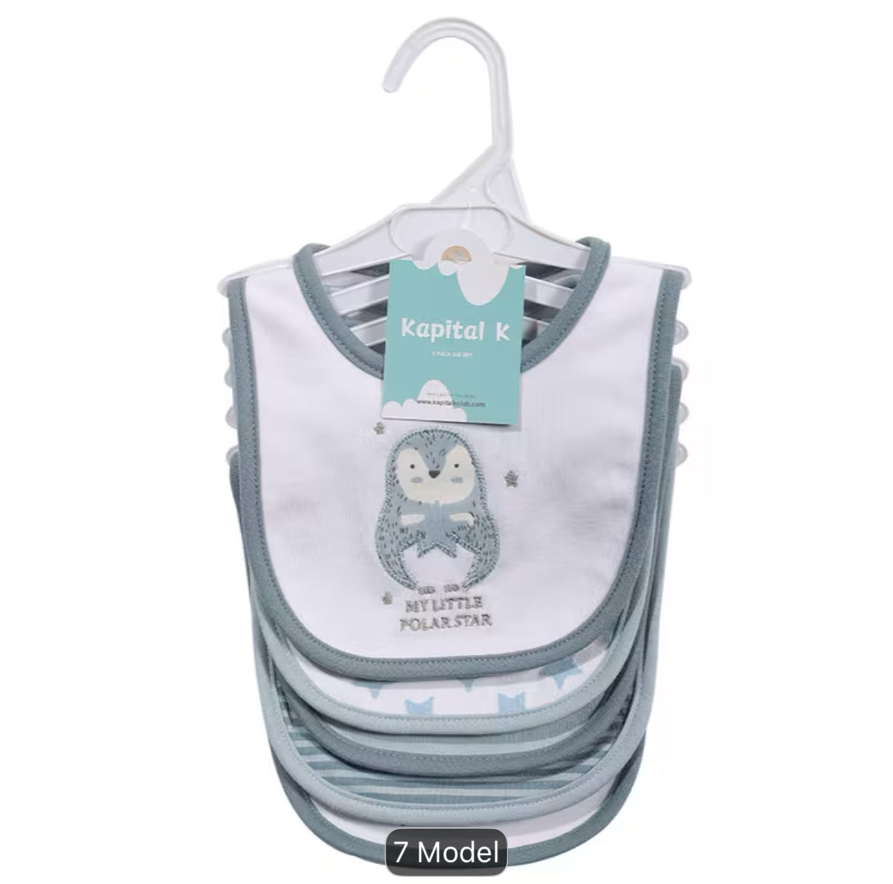 5 pc baby boy bibs