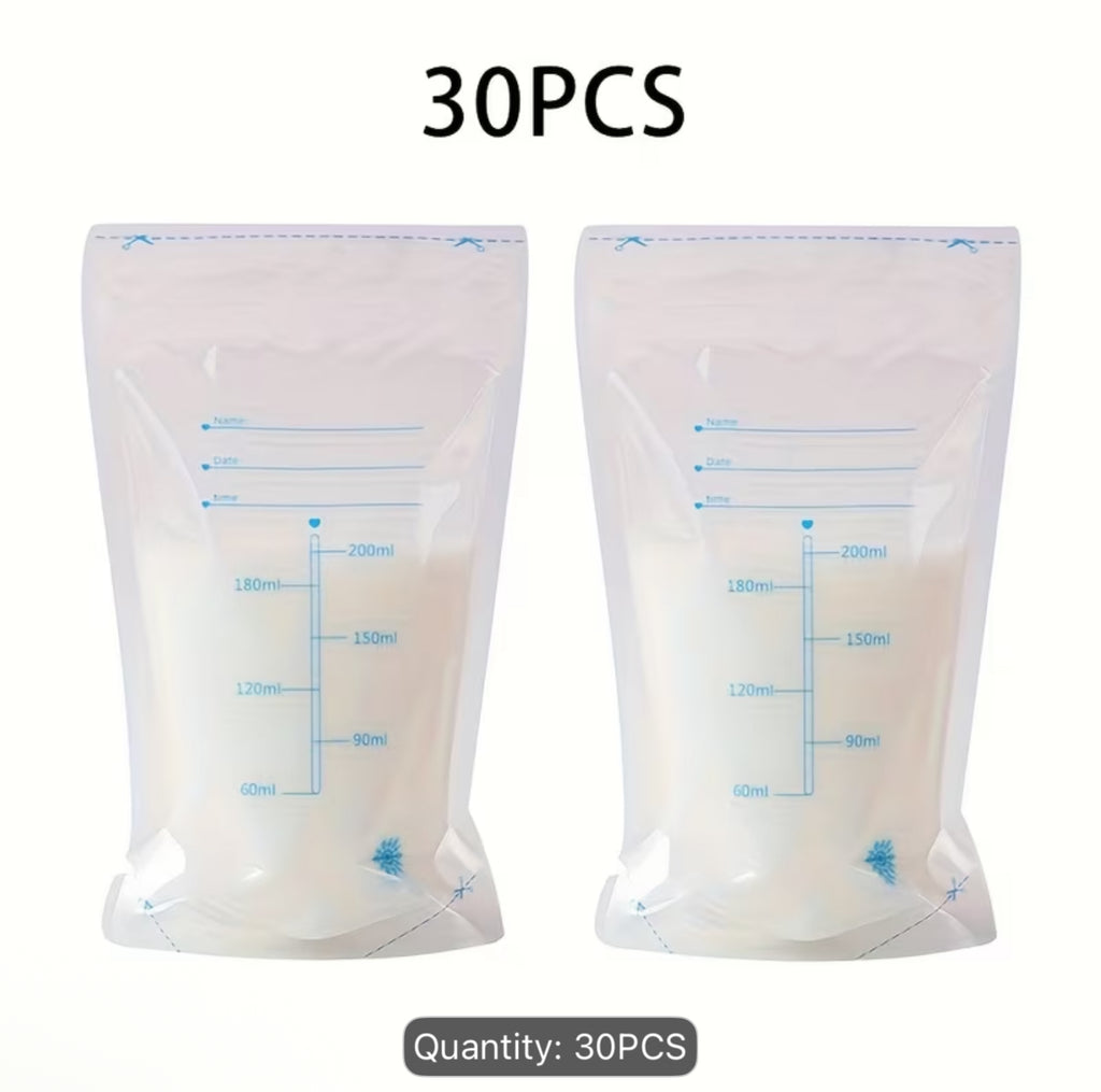 Milk storage bags