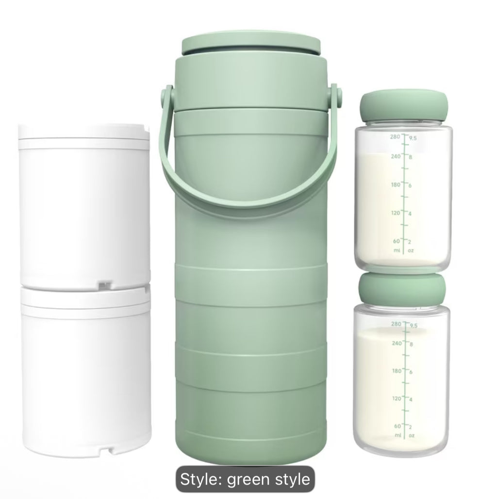Portable milk cooler