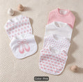 6 pc soft baby bibs
