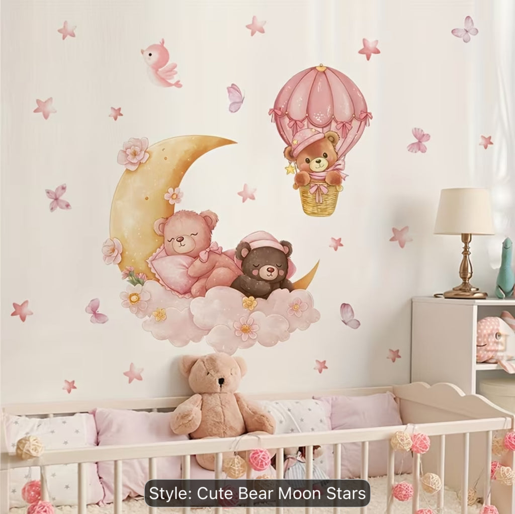 Bear nursery wall decal