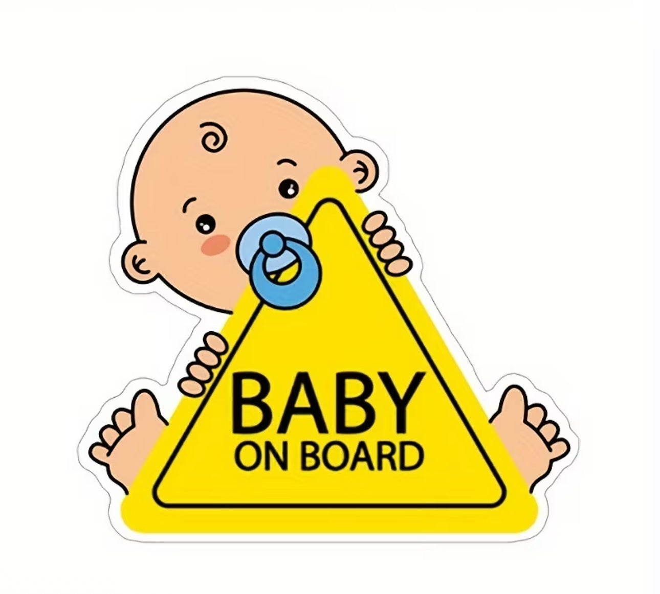 Baby on board sticker