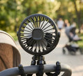 Baby stroller fan