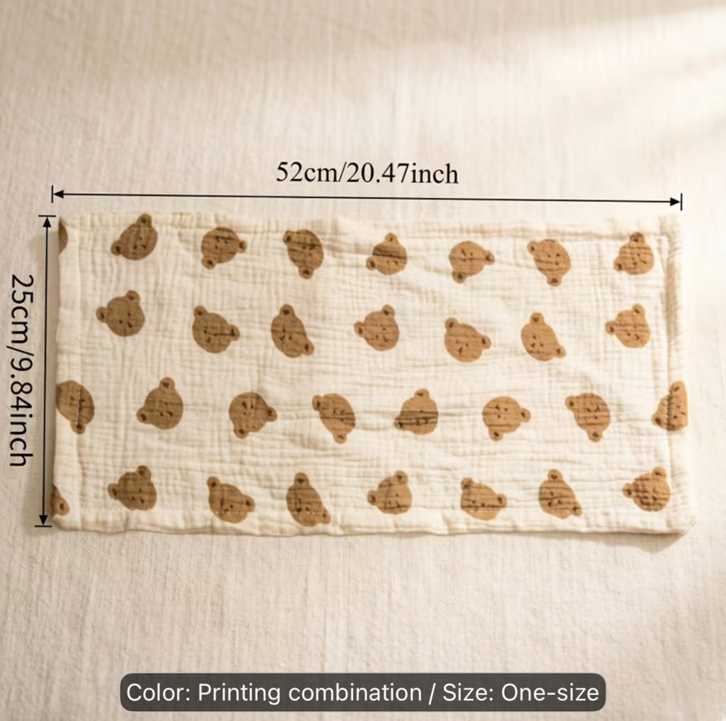 5pcs soft crepe muslin nursing towels