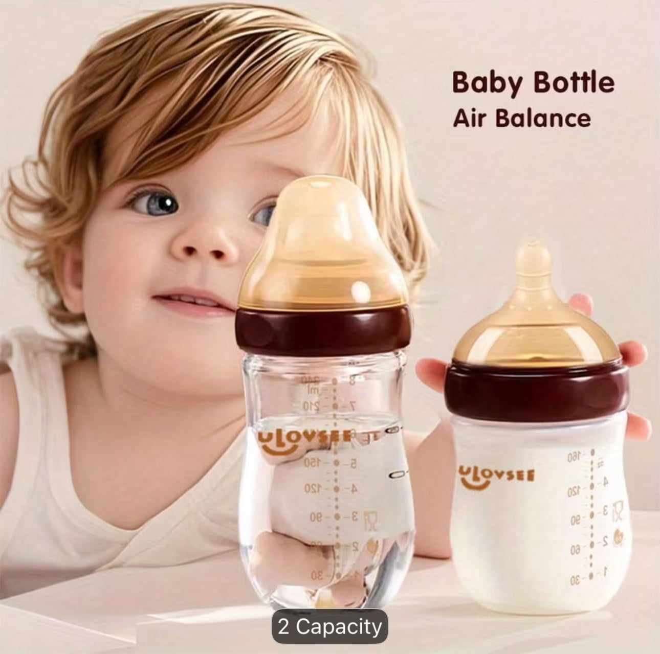 Borosilicate baby bottles