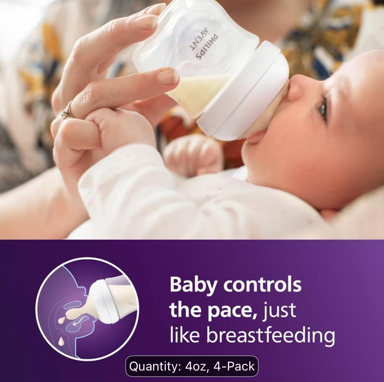 Philips avent natural baby bottles 4 pack