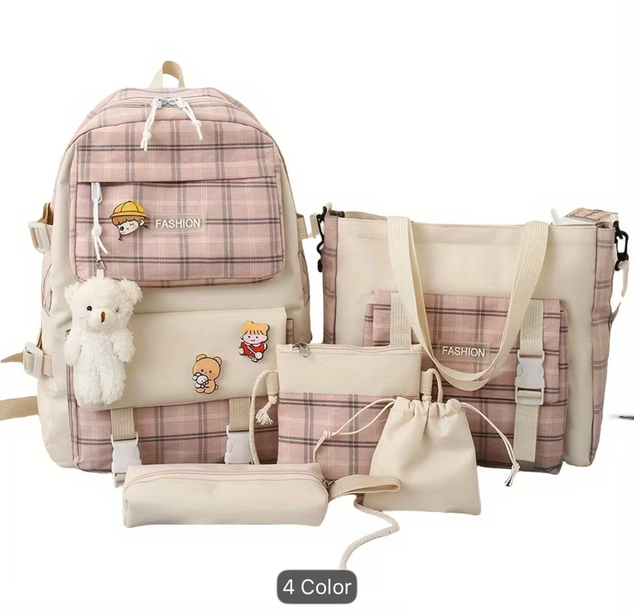 Cute 5 piece diaper bag