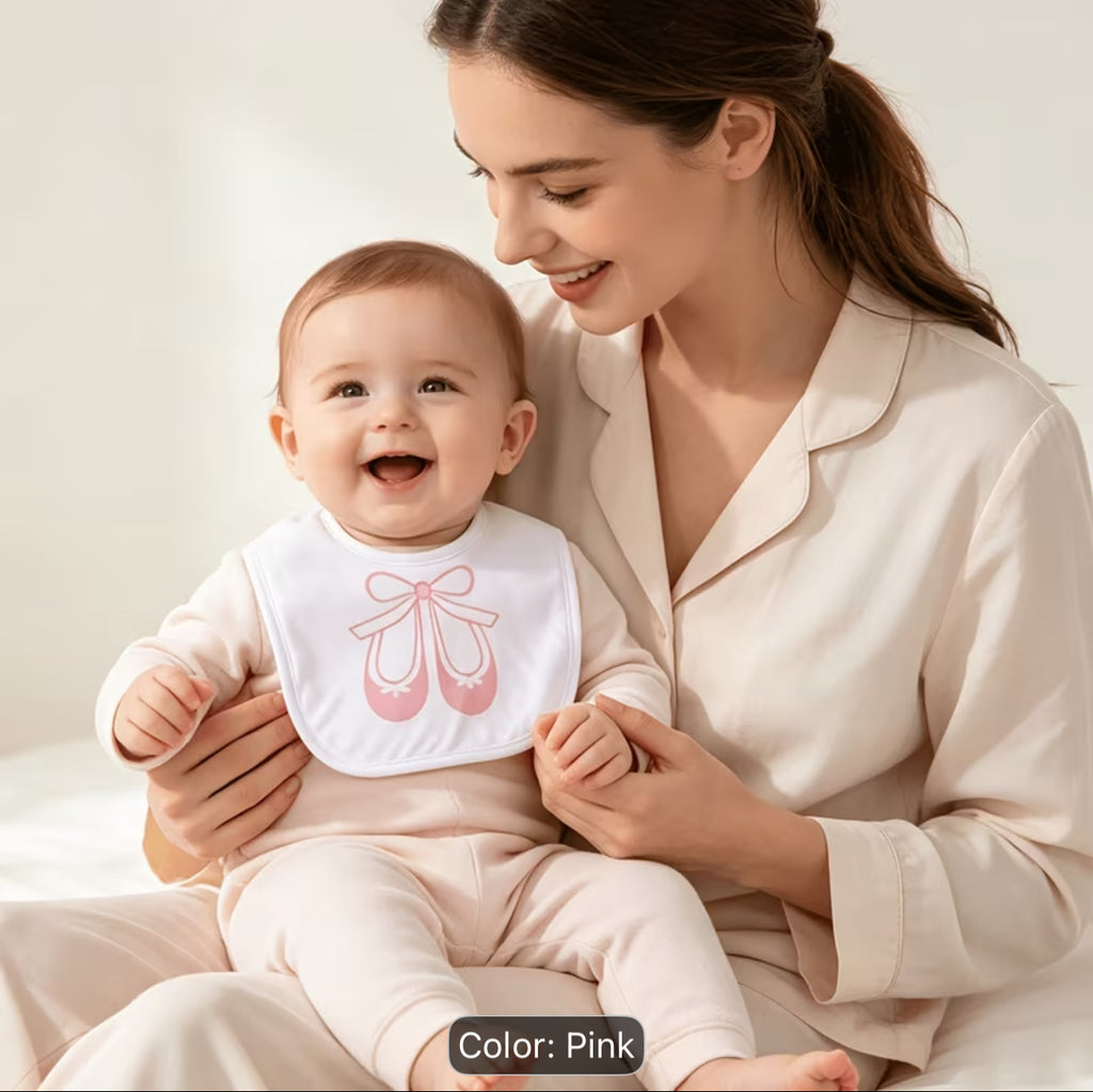 6 pc soft baby bibs