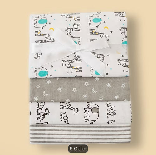 4pc set swaddle blankets