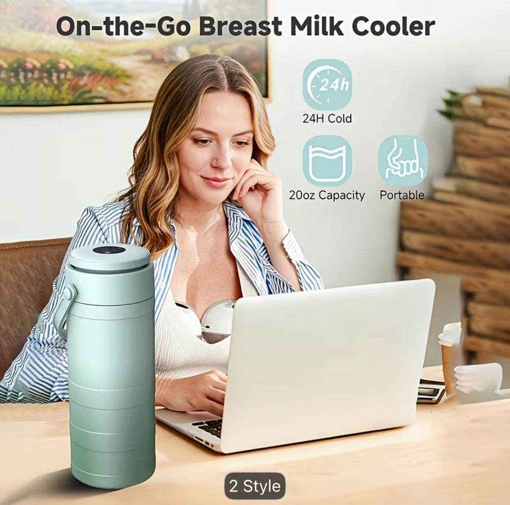 Portable milk cooler