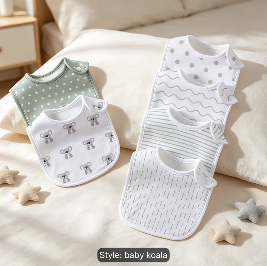 6 pack newborn bibs
