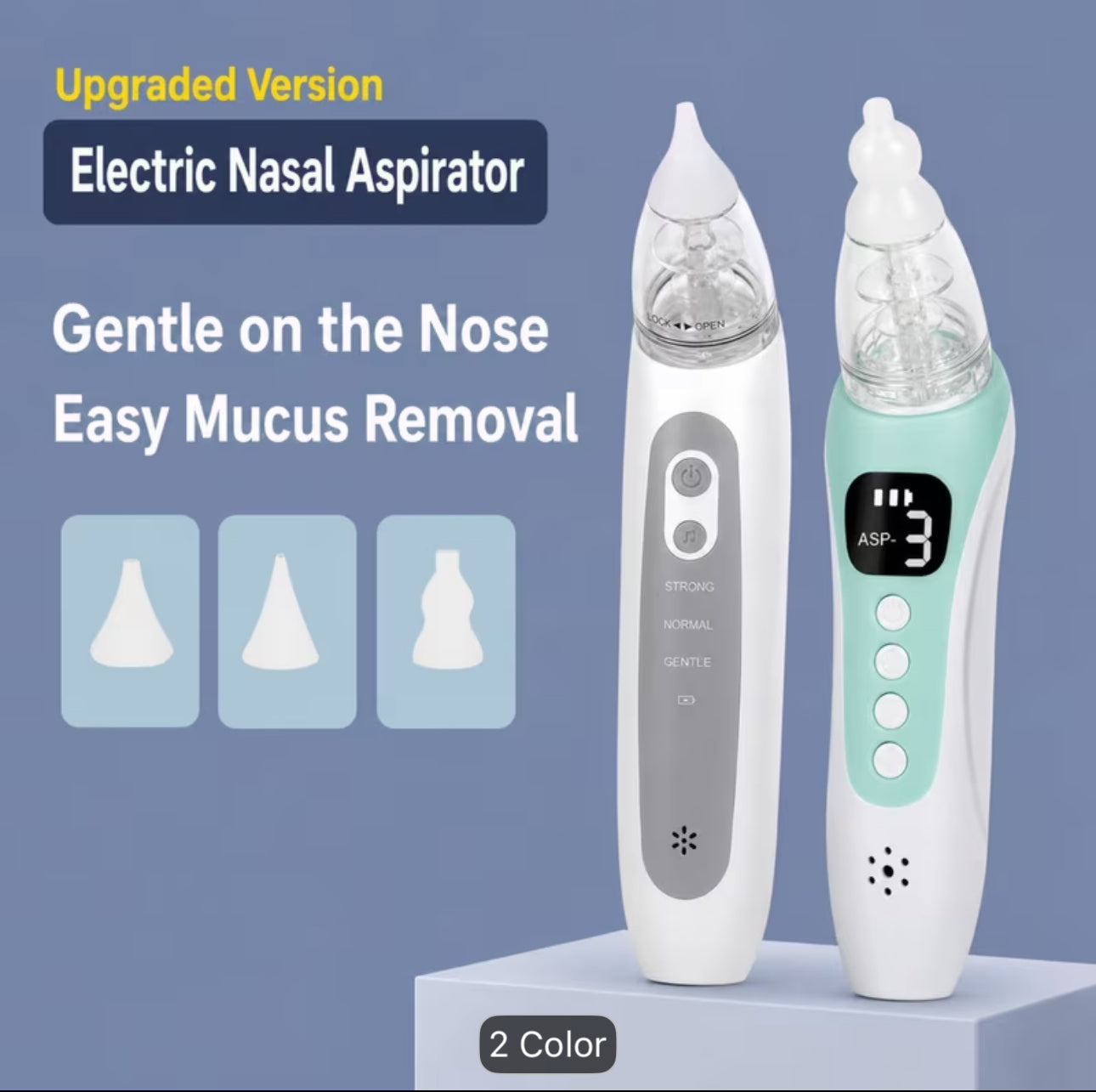Electric nasal aspirator