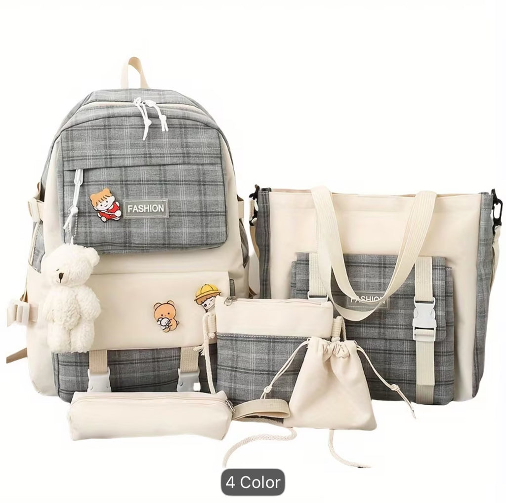 Cute 5 piece diaper bag