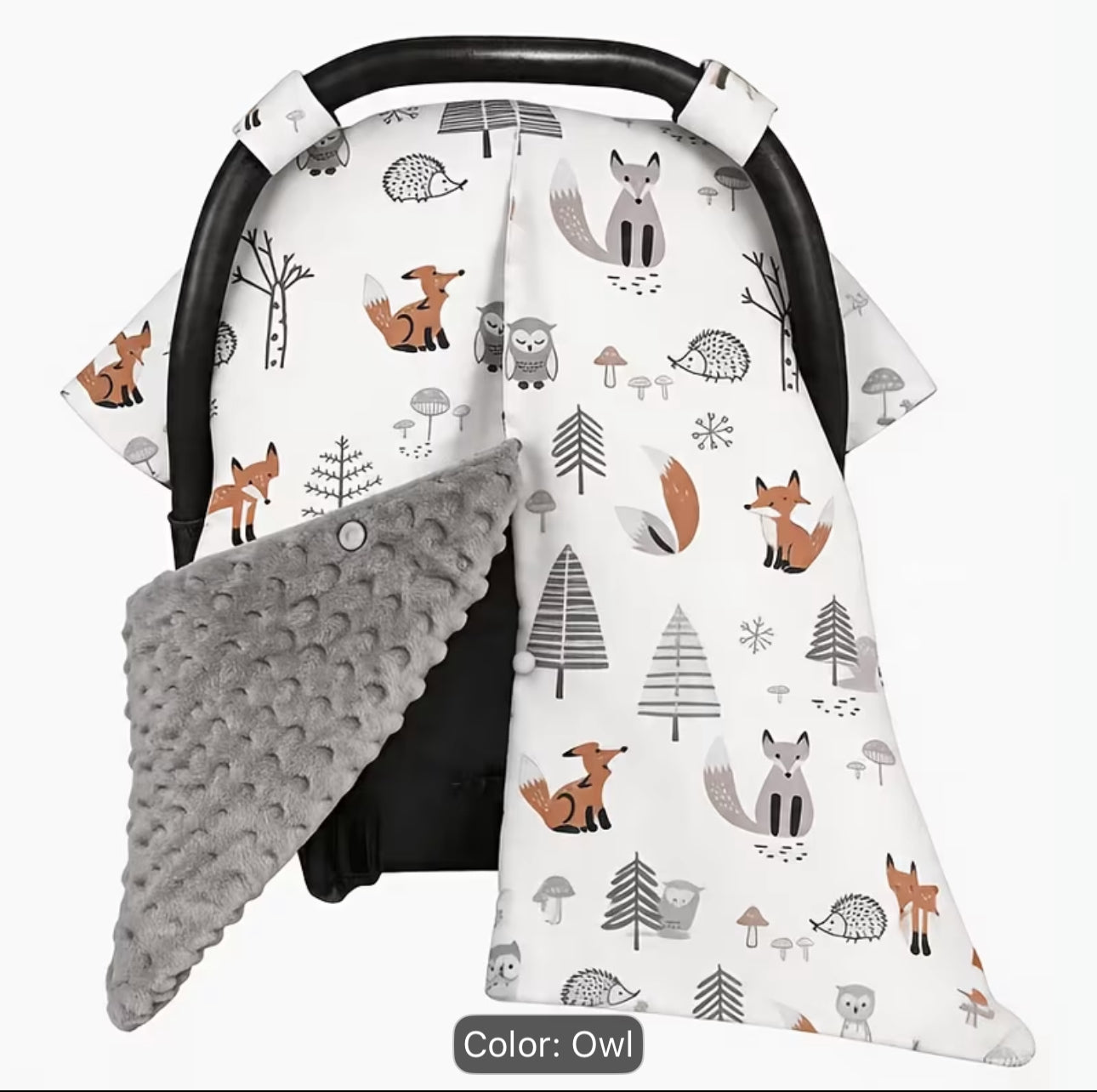 Car seat blanket cover