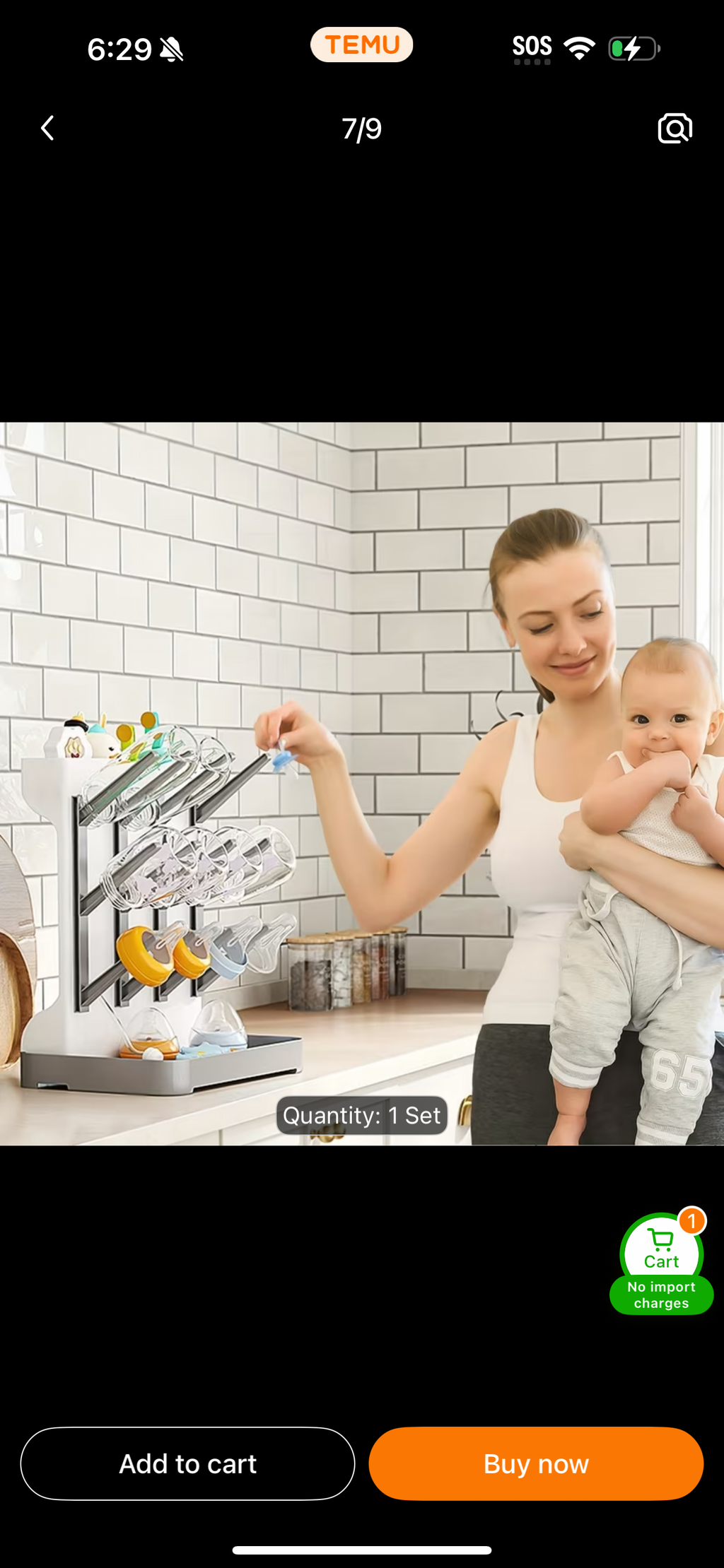 Bottle drying rack