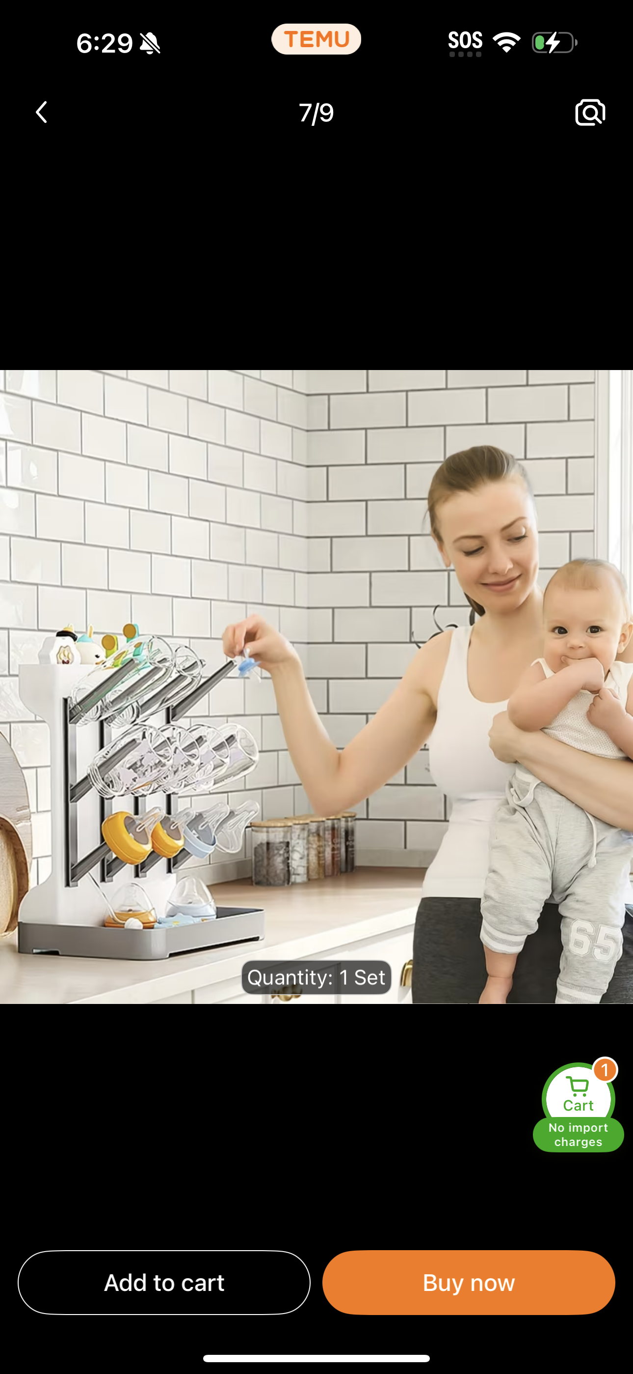 Bottle drying rack